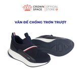  Giày Lười Thể Thao Unisex Vải Mesh Thoáng Khí, Đế Độn 4cm | Crown Space CRUK8081/CRUK8082 