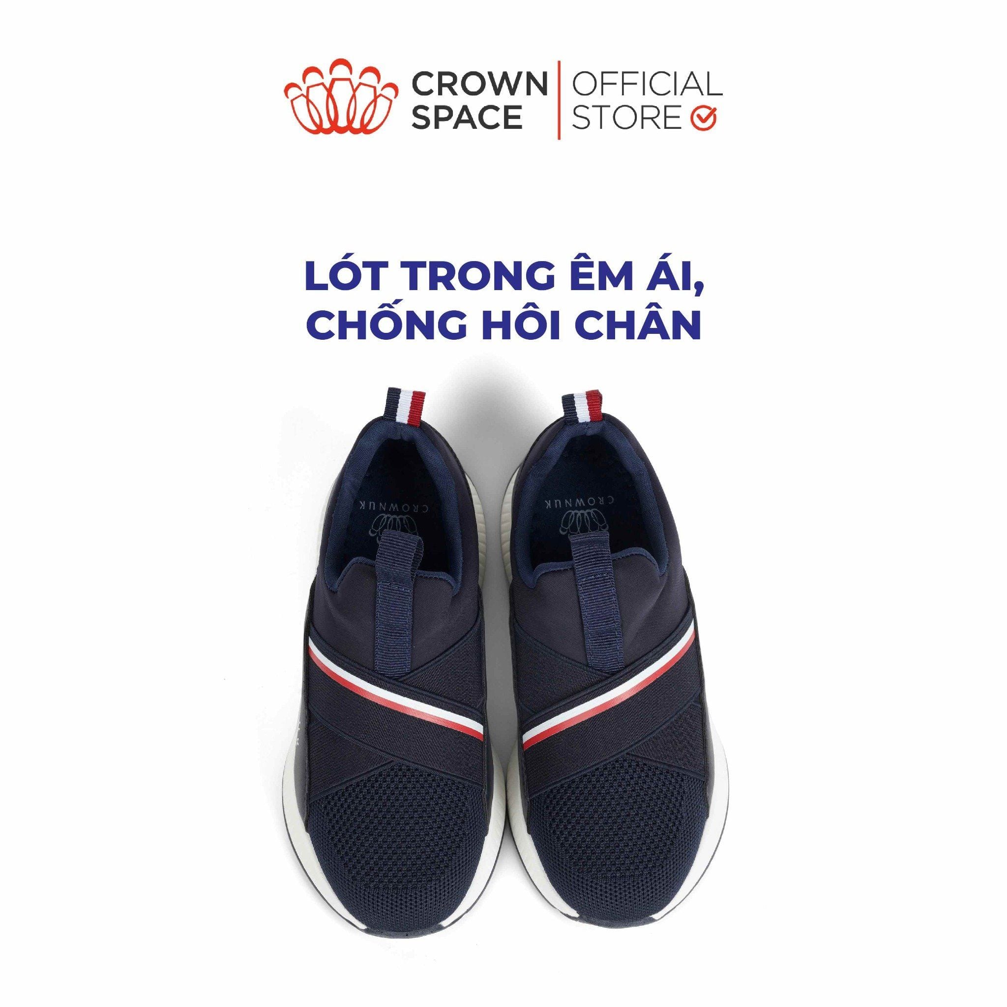  Giày Thể Thao Bé Trai Thời Trang, Êm Mềm, Chống Trơn | Crown Space CRUK8081 - CRUK8082 