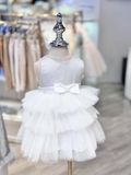  Váy Công Chúa Bé Gái Xếp Tầng Voan Bồng Bềnh Gắn Nơ | Crown Space CKGS38514012 