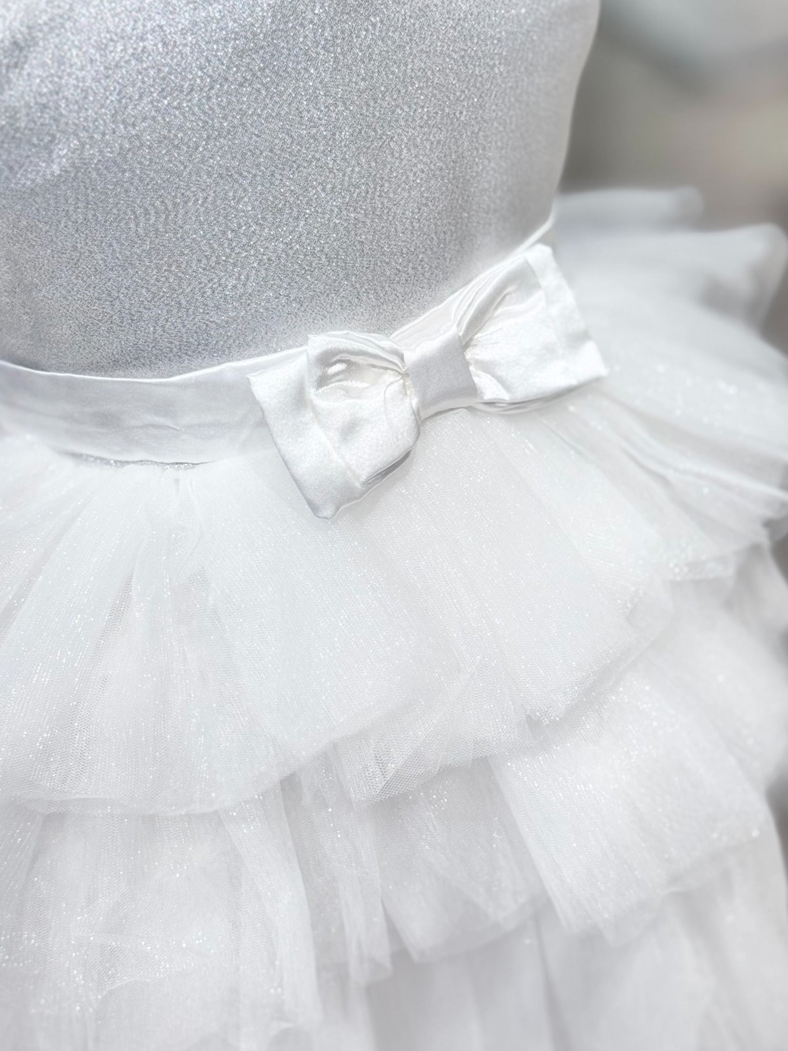  Váy Công Chúa Bé Gái Xếp Tầng Voan Bồng Bềnh Gắn Nơ | Crown Space CKGS38514012 