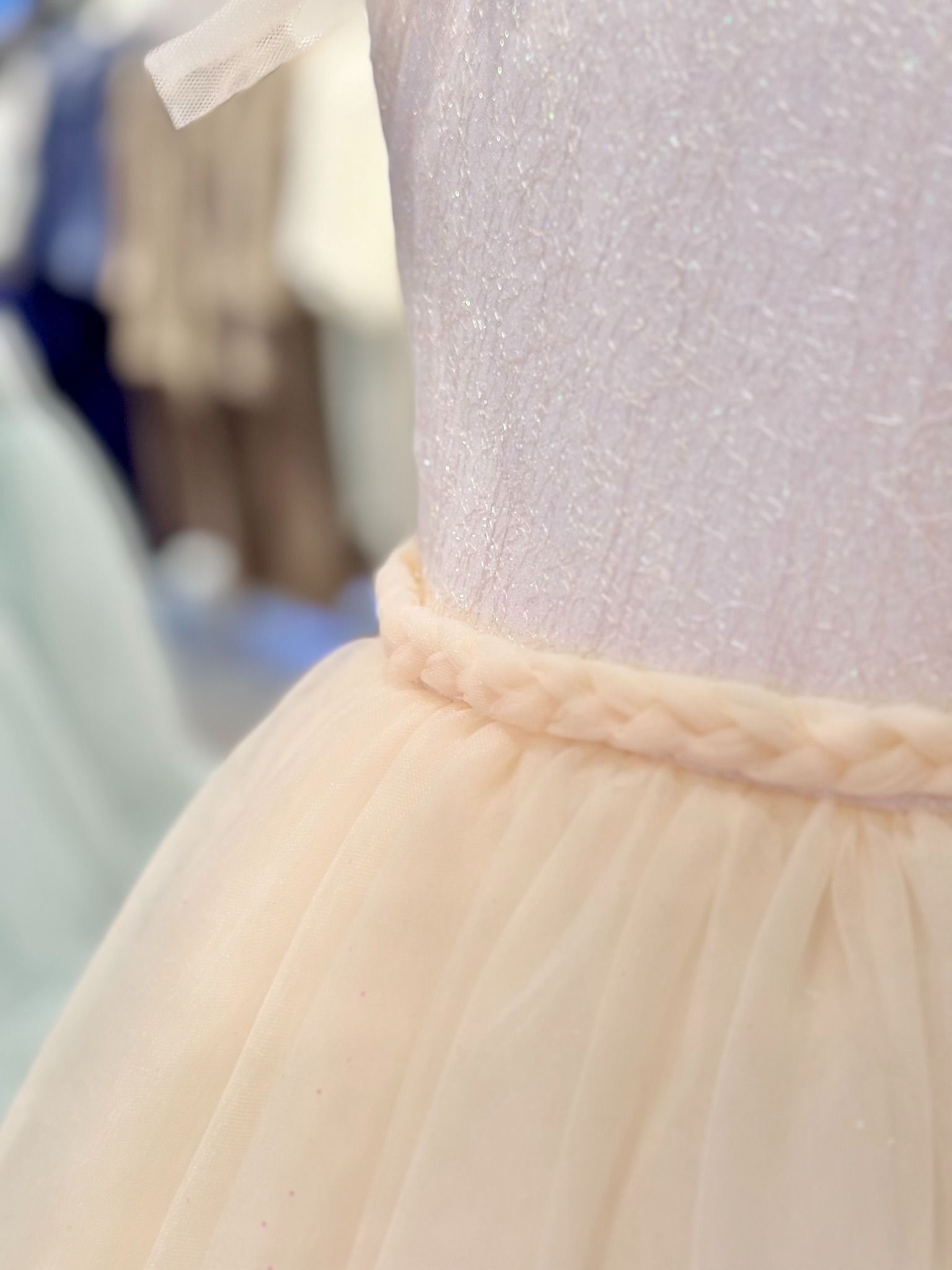  Váy Công Chúa Bé Gái Dáng Dài Voan Xoè Hồng Cam Pastel Crown Space CKGS3851408 