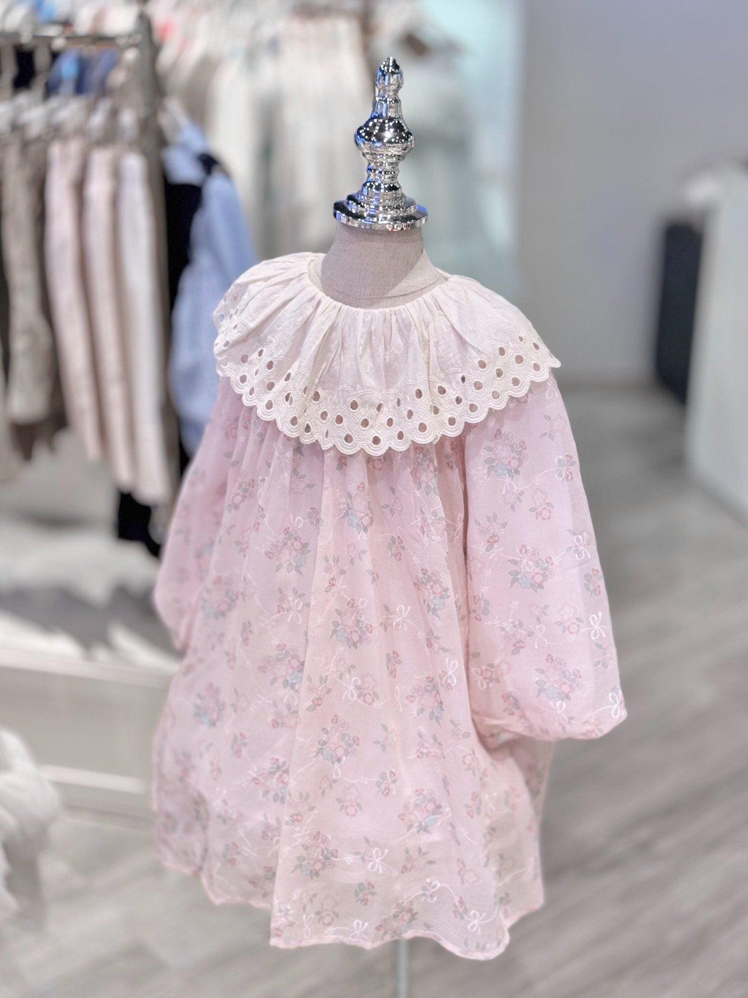  Váy Bé Gái Hoa Nhí Chất Cotton Mềm Mại CROWN SPACE CKGL38514020 