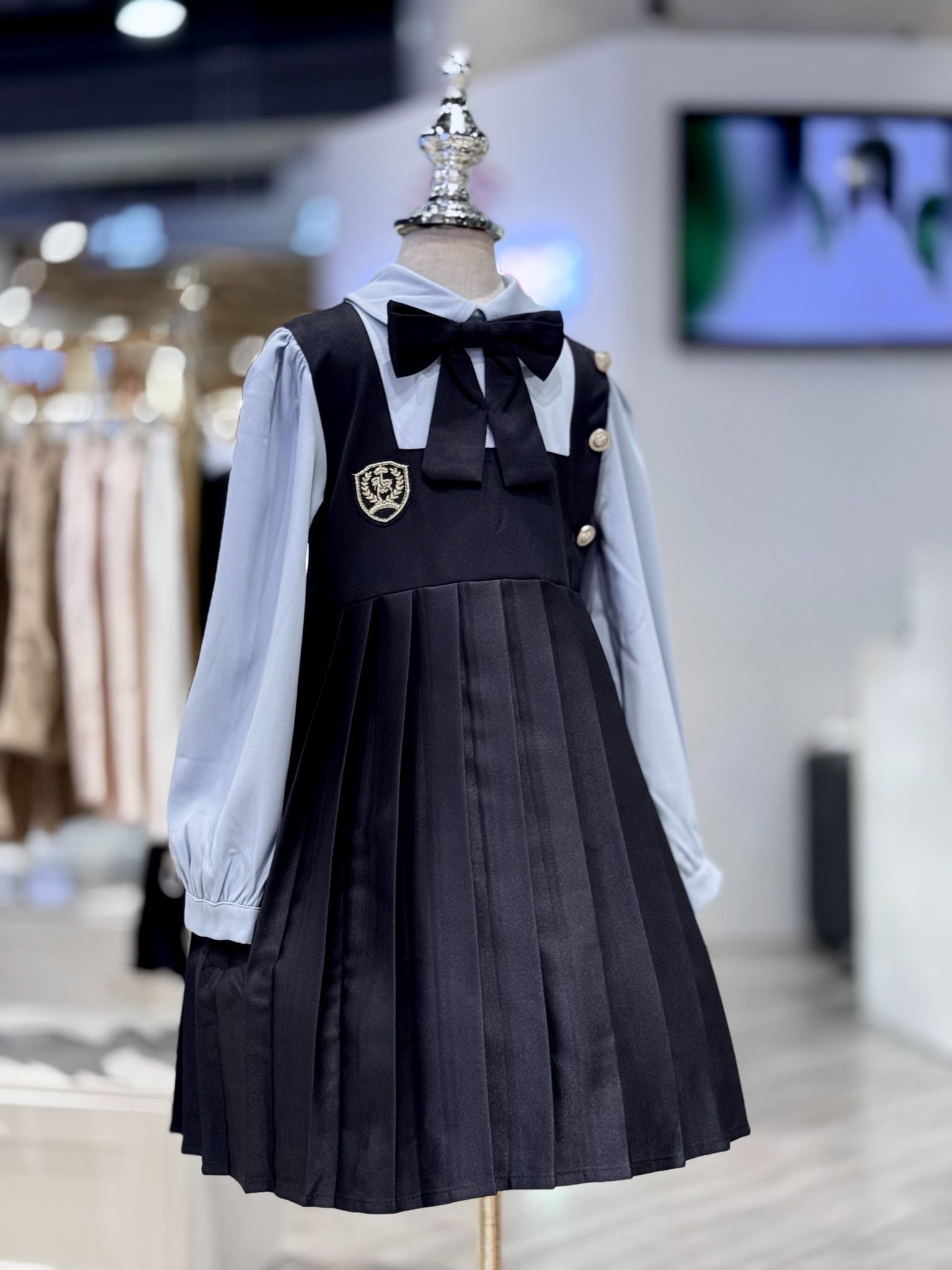  Váy Học Đường Bé Gái Thanh Lịch Phong Cách Châu Âu Crown Space CKGL2851401 