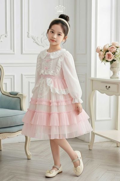  Váy Công Chúa Lolita Xếp Tầng Bồng Bềnh, Ngọt Ngào | Crown Space CKGL6851607 