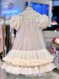  Váy Voan Công Chúa Bé Gái Bồng Bềnh Đính Kim, Sang Trọng, Thanh Lịch | Crown Space CKGS3850114 