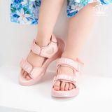  (VIP Private Sale) Sandal Bé Gái Quai Dán Crown Space - Êm Nhẹ, Chống Trơn, Thoáng Khí | Crown Space CRUK550 