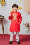  Áo Dài Bé Trai Lụa Tafta Mềm Mại, Thanh Lịch, Thoải Mái | Crown Space CKBL9933112 
