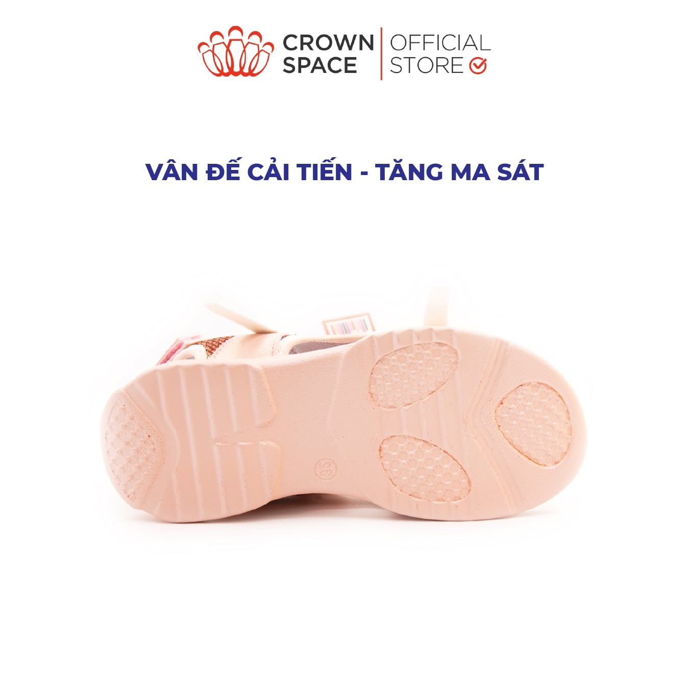  (VIP Private Sale) Dép Sandal Quai Hậu Bé Gái Nhẹ Êm, Chống Hôi Chân | Crown Space CRUK545 