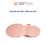  (VIP Private Sale) Sandal Bé Gái Quai Dán Crown Space - Êm Nhẹ, Chống Trơn, Thoáng Khí | Crown Space CRUK550 