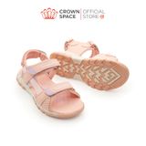  (VIP Private Sale) Sandal Quai Hậu Bé Gái Cao Cấp, Hiện Đại, Chống Trơn | Crown Space CRUK579 
