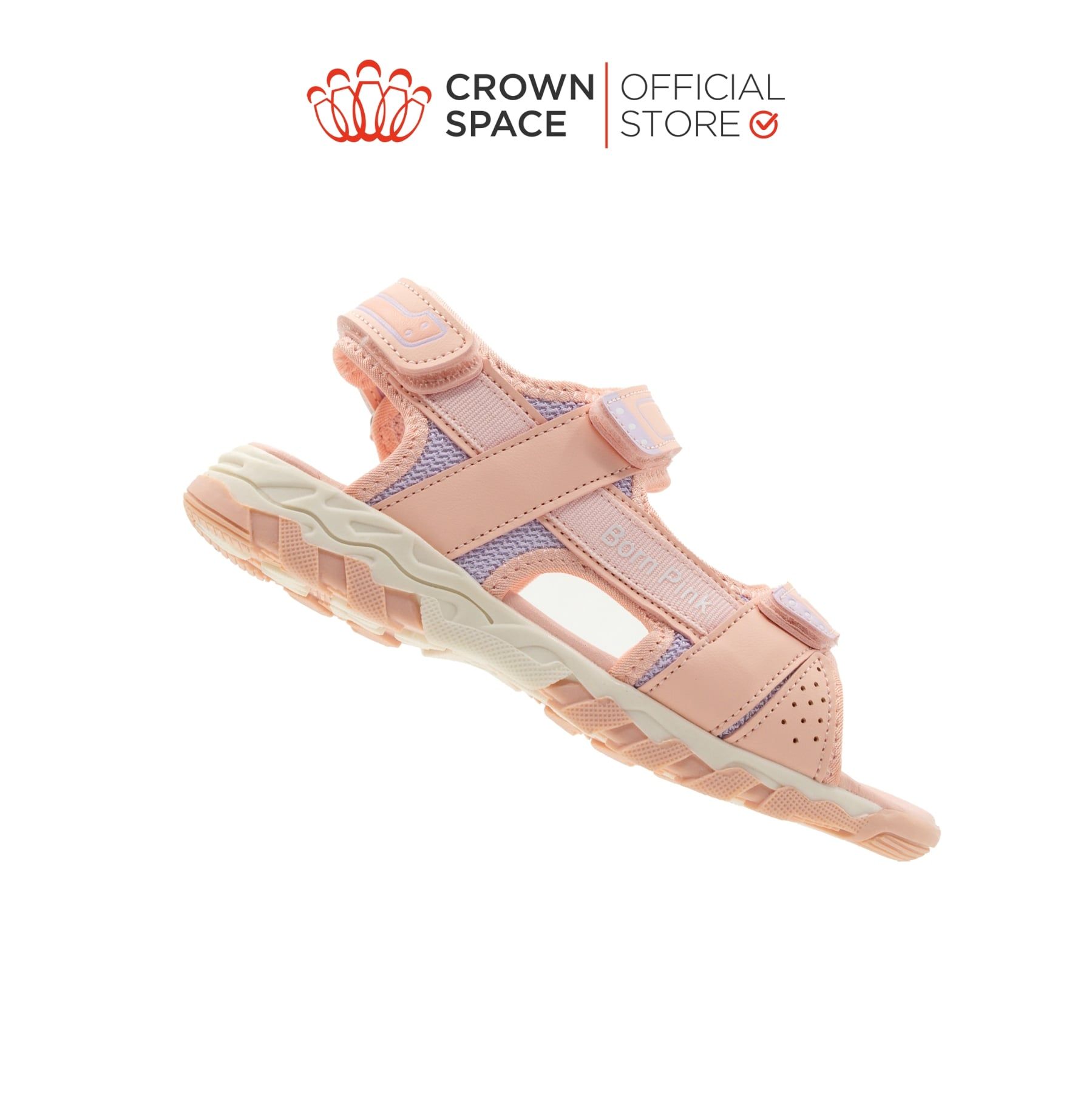  (VIP Private Sale) Sandal Quai Hậu Bé Gái Cao Cấp, Hiện Đại, Chống Trơn | Crown Space CRUK579 