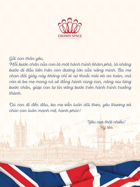 Thiệp Gửi Bé In Sẵn | Crown Space THIEPINSAN 