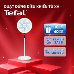 Quạt đứng TEFAL TB Silence Plus VH689990 - Trắng Cánh Xanh