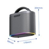 Loa Bluetooth PHILIPS TAS4200DM/70 Chính Hãng, Loa Karaoke Kèm 2 Micro, Hỗ Trợ Thẻ Nhớ, Đèn LED, Quai Xách Tiện Lợi, Pin 10H