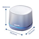 Loa Bluetooth PHILIPS TAS1009BL/70 Chính Hãng, Loa Cầm Tay Nhỏ Gọn, Âm Thanh Vòm, Bass Trầm, Pin 10H