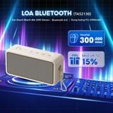 Loa Bluetooth PHILIPS TAS2130WT/70 Chính Hãng - Công Suất 20W Bass Trầm Sâu - Hỗ Trợ AUX TF USB TWS - Pin 11H