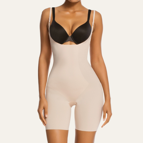 Bodysuit Không Đường May Đùi Ngắn SHAPERX 2490293