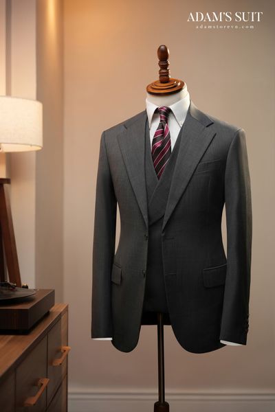 Áo Vest Ghi Trơn - AV310