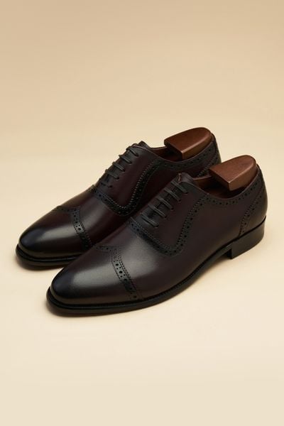 Giày Nâu Buộc Dây The Tuxedo - Txgm5-304N