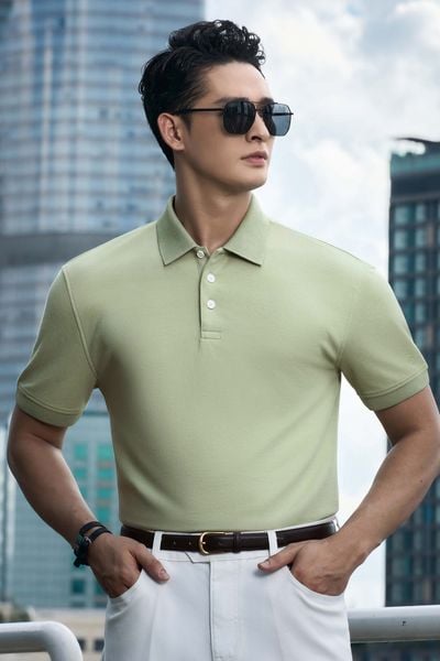 Áo polo xanh lá - AP293XL