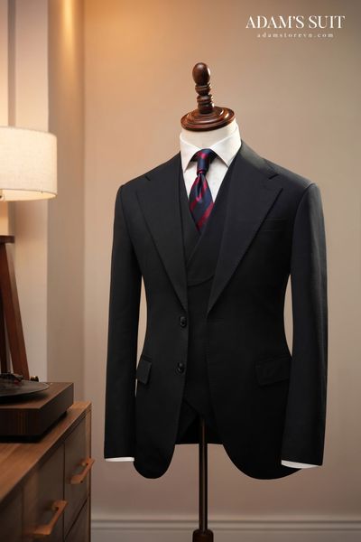 Áo vest xanh kẻ vuông chìm - AV406