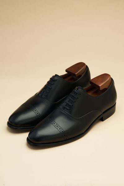 Giày đen buộc dây ADAM STORE - GTX016D