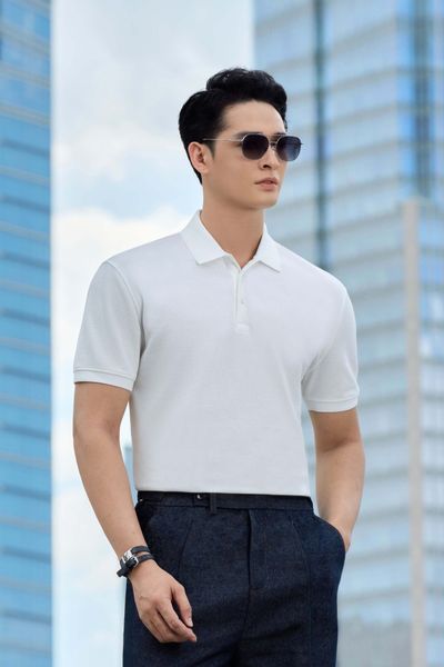 Áo polo trắng - AP293T