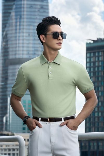 Áo polo xanh lá - AP293XL