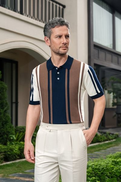 Áo mongtoghi kiểu dáng sọc dọc AP439