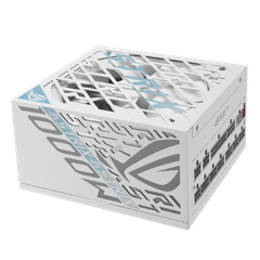 Nguồn máy tính ASUS ROG STRIX GAMING 1000P WHITE (1000W, ATX 3.1, PCIe 5.0, 80 Plus Plantinum, Full Modular, 10 năm bảo hành)