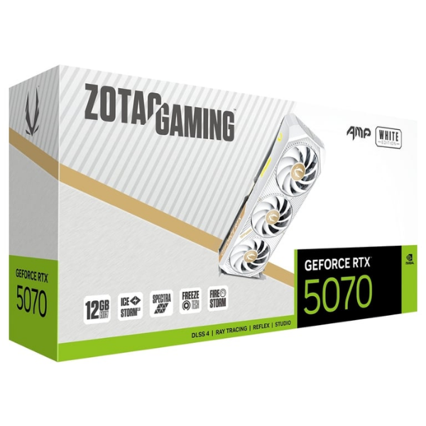Card Màn Hình ZOTAC GAMING GeForce RTX 5070 AMP White Edition
