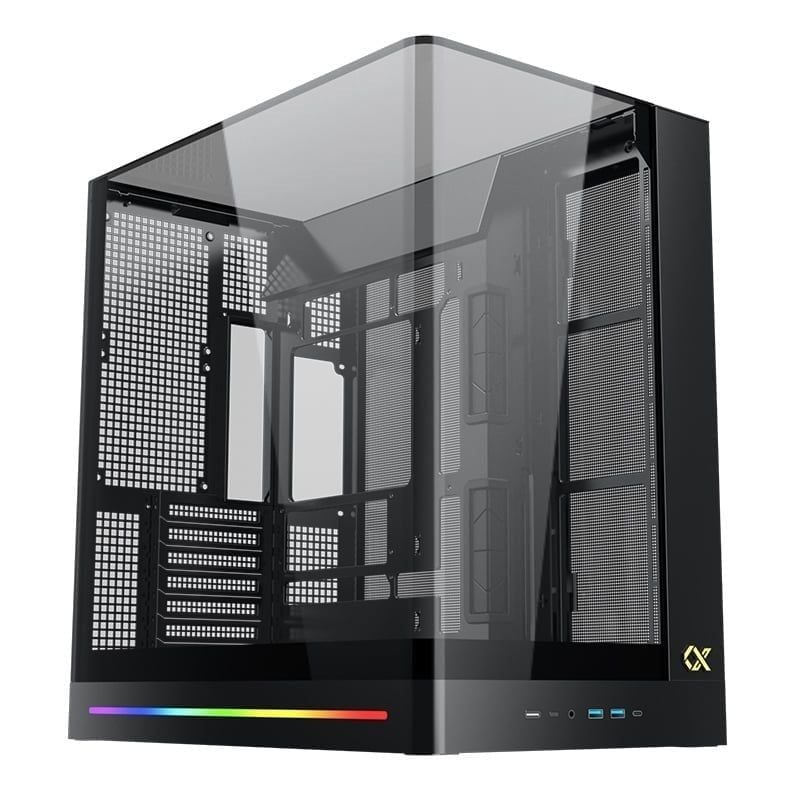 Thùng máy Xigmatek Pano II ATX (Không Kèm Fan) - Đen ( BFT  , ATX )