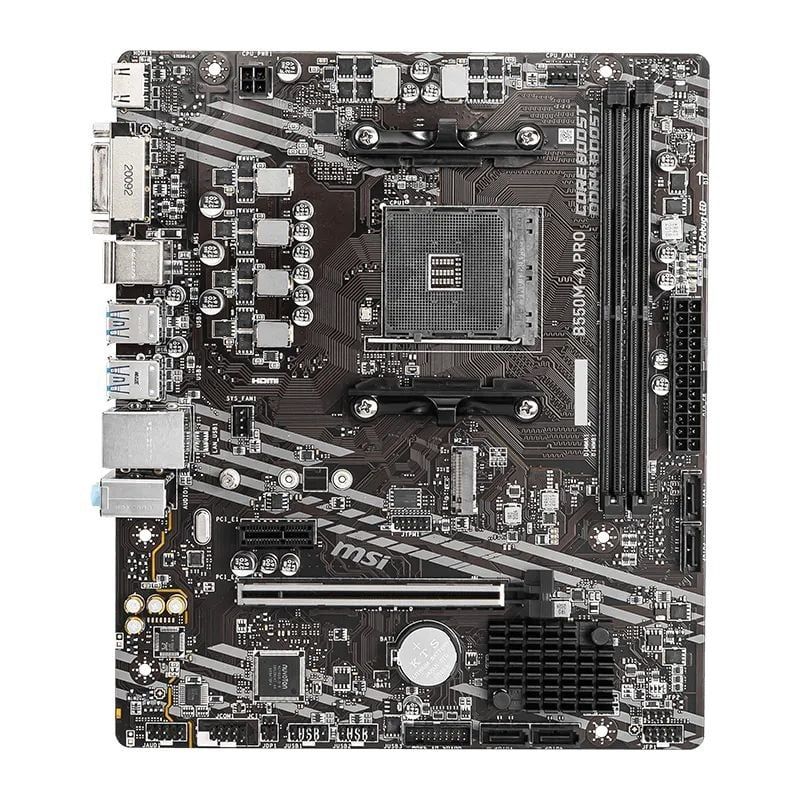 Mainboard MSI B550M A PRO | AM4, mATX, 2 khe DDR4