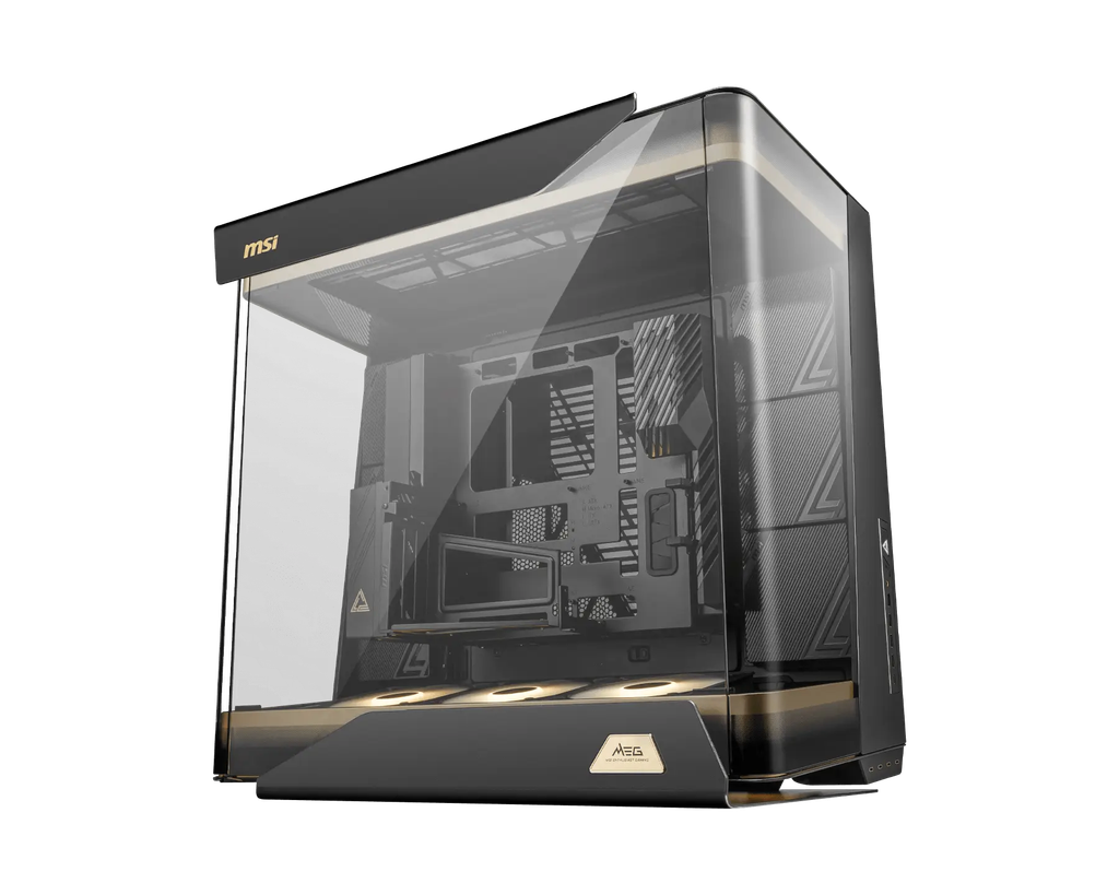 Case MSI MEG MAESTRO 900R (E-ATX / ATX, Full Tower, USB Type C, cáp riser PCIe 5.0, 3Fan, Đen)