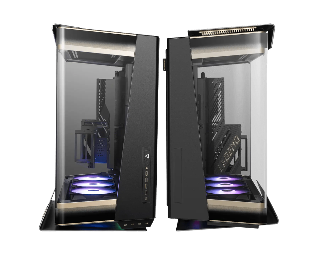 Case MSI MEG MAESTRO 900R (E-ATX / ATX, Full Tower, USB Type C, cáp riser PCIe 5.0, 3Fan, Đen)