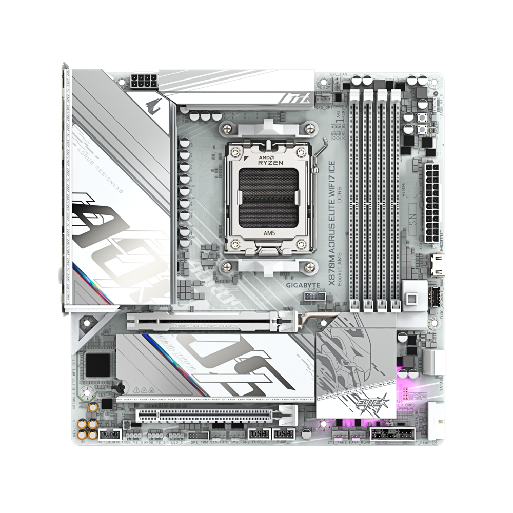 Mainboard GIGABYTE X870M AORUS ELITE ICE WIFI7