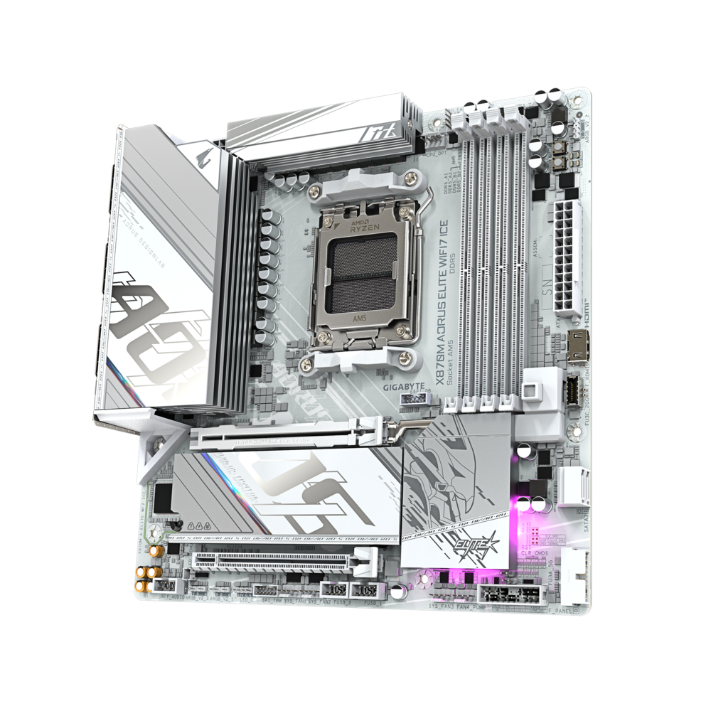 Mainboard GIGABYTE X870M AORUS ELITE ICE WIFI7
