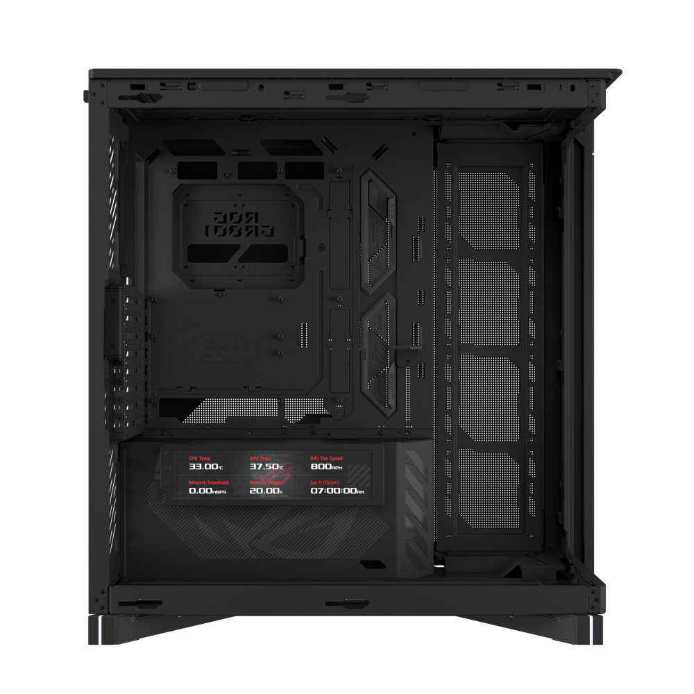 Vỏ Case ASUS ROG GR801 Curve Cronox ( Kèm màn hình Phụ )