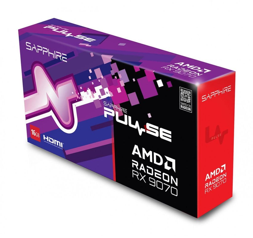 Card màn hình SAPPHIRE PULSE AMD RADEON RX 9070 GAMING 16GB