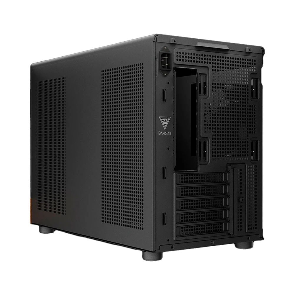 Case máy tính Gamdias ATHENA M4M WOOD Black ( matx. itx )