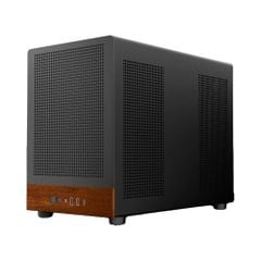 Case máy tính Gamdias ATHENA M4M WOOD Black ( matx. itx )