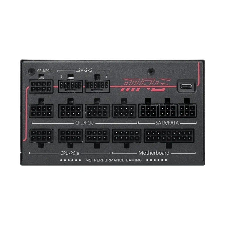 Nguồn máy tính MSI MPG Ai1600TS PCIE5 - 80 Plus Titanium 1600W ATX 3.1 PCIE 5.1 Full modular