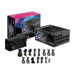 Nguồn máy tính MSI MPG Ai1600TS PCIE5 - 80 Plus Titanium 1600W ATX 3.1 PCIE 5.1 Full modular