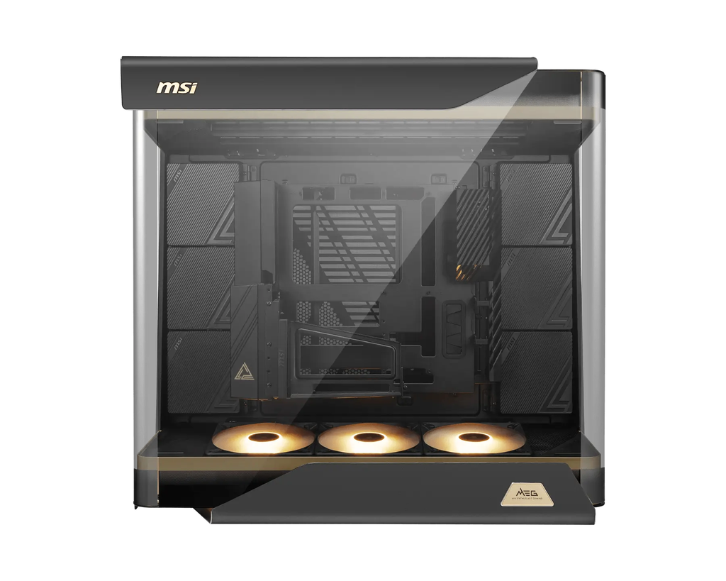 Case MSI MEG MAESTRO 900R (E-ATX / ATX, Full Tower, USB Type C, cáp riser PCIe 5.0, 3Fan, Đen)
