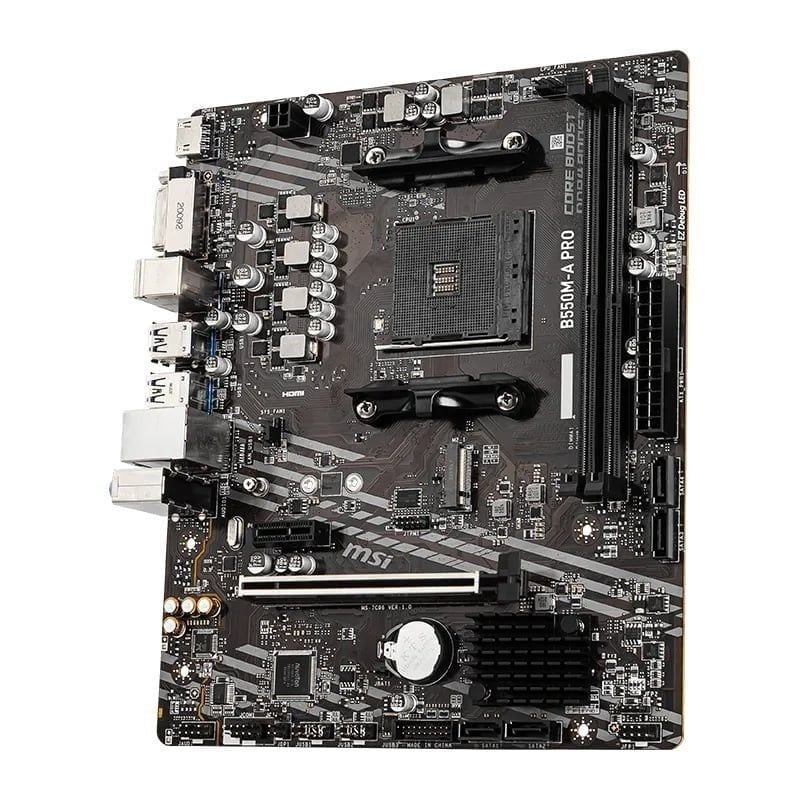 Mainboard MSI B550M A PRO | AM4, mATX, 2 khe DDR4