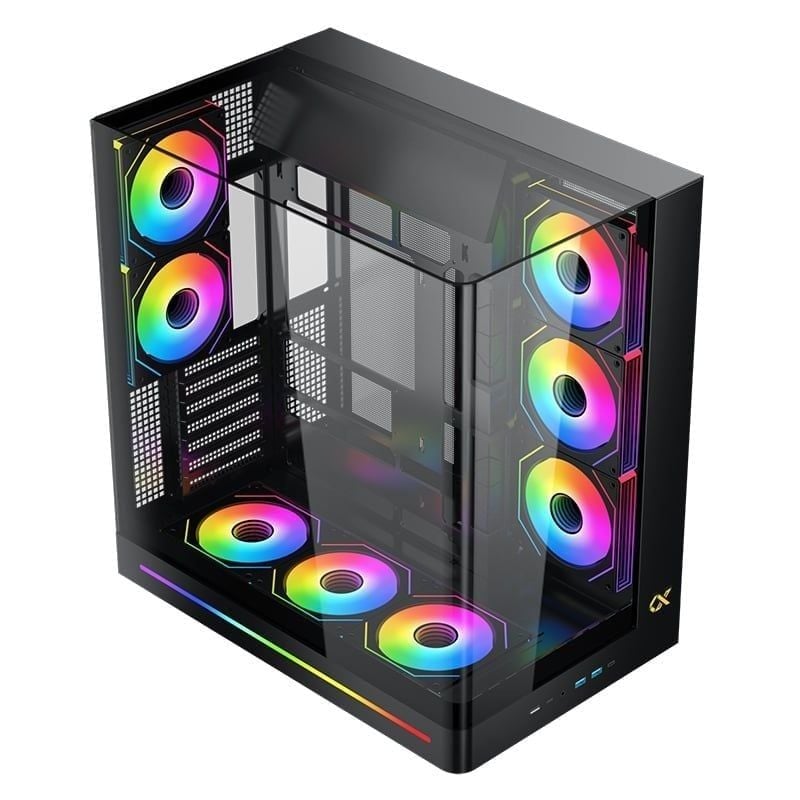 Thùng máy Xigmatek Pano II ATX (Không Kèm Fan) - Đen ( BFT  , ATX )