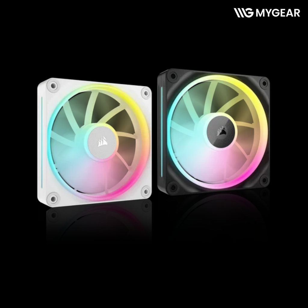 Bộ 2 Fancase Corsair iCUE LINK LX140 RGB 140mm PWM  White ( Kit 2 fan )