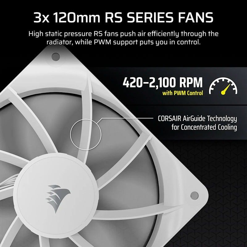 Tản nhiệt nước AIO Corsair NAUTILUS 360 RS LCD White