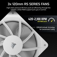 Tản nhiệt nước AIO Corsair NAUTILUS 360 RS LCD White