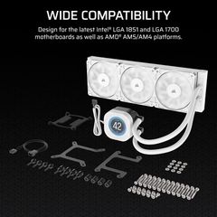 Tản nhiệt nước AIO Corsair NAUTILUS 360 RS LCD White